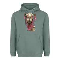 Sage camel Heavyweight Hoodie - BarkalooDesign