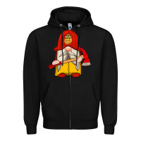 Black firefighter gnomes Zipper Hoodie - Artiststas