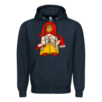 Navy firefighter gnomes Zipper Hoodie - Artiststas