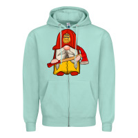 Seafoam firefighter gnomes Zipper Hoodie - Artiststas