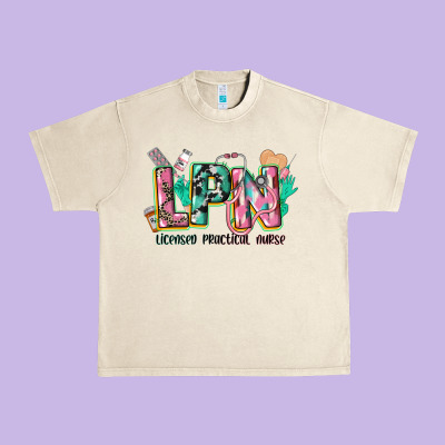 Licensed Practical Nurse Urban Heavy Tee Designed By Cowgirlartshop