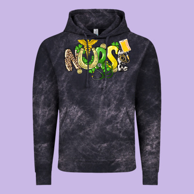 Nurse St. Patrick's Day Vintage Hoodie Designed By Howdyjamesfarm