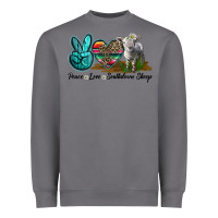 Storm Peace Love Southdown Sheep Heavyweight Sweatshirt - LillyAllenDesigns