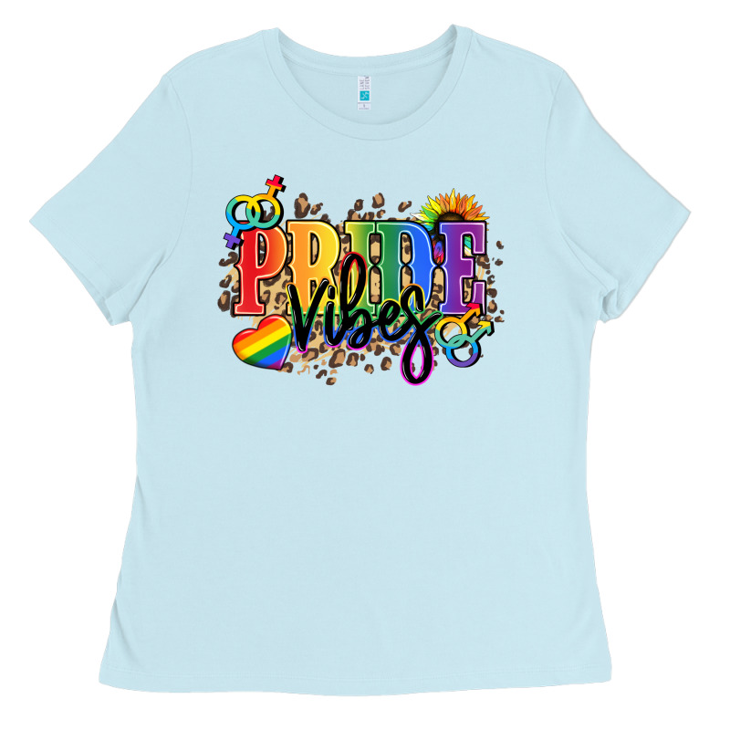 Pride Vibes Ladies Tee by NancyCooperArtShop | Teevron