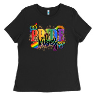 Black Pride vibes Ladies Tee - NancyCooperArtShop