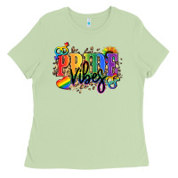 Matcha Pride vibes Ladies Tee - NancyCooperArtShop