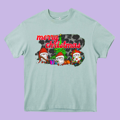Merry Christmas - Gnome - Gnome Heavy Core Tee Designed By Bettercallsaul
