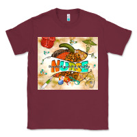 Burgundy fall nurse pumpkin Classic Tee - TumblerDesignByShophia