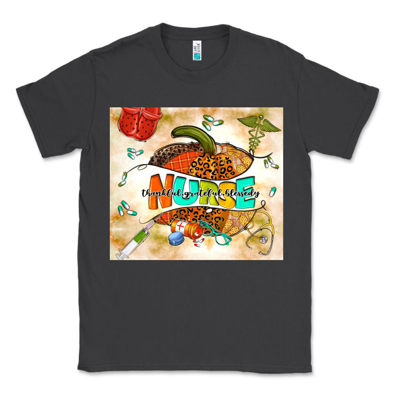 Fall Nurse Pumpkin Classic Tee by TumblerDesignByShophia | Teevron