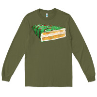 Army Green green christmas cake fa element 1 Long Sleeve Tee - FaDigitalArtStudio