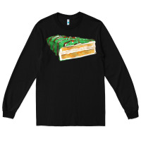 Black green christmas cake fa element 1 Long Sleeve Tee - FaDigitalArtStudio
