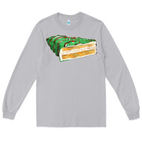 Moon Dust green christmas cake fa element 1 Long Sleeve Tee - FaDigitalArtStudio
