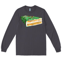 Smoke green christmas cake fa element 1 Long Sleeve Tee - FaDigitalArtStudio