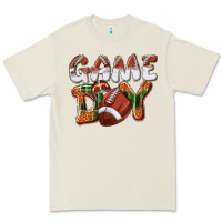 Bone Game day leopard Football Premium Tee - NancyCooperArtShop
