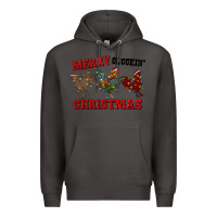 Smoke Merry Cluckin' Christmas Premium Hoodie - RanaPortraitStore