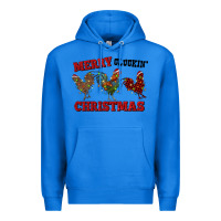 True Royal Merry Cluckin' Christmas Premium Hoodie - RanaPortraitStore