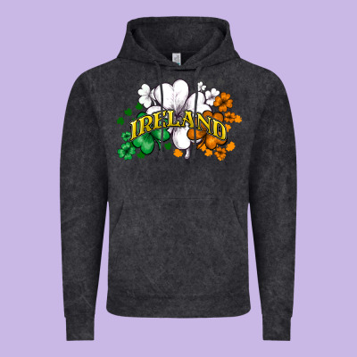 St. Patrick's Ireland Flag Vintage Hoodie Designed By Howdyjamesfarm