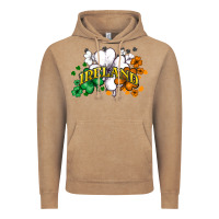 Vintage Coffee St. Patrick's Ireland flag Vintage Hoodie - HowdyJamesFarm