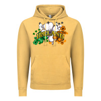 Vintage Mustard St. Patrick's Ireland flag Vintage Hoodie - HowdyJamesFarm