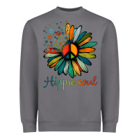 Storm daisy peace sign hippie soul tshirt flower lovers gifts Heavyweight Sweatshirt - longCreatives