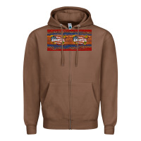 Chestnut usa map 15oz mug Zipper Hoodie - Artiststas
