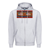 Heather Grey usa map 15oz mug Zipper Hoodie - Artiststas