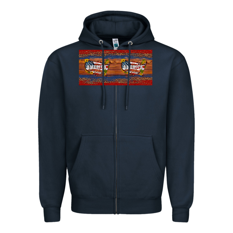 Usa Map 15oz Mug Zipper Hoodie by Artiststas | Teevron