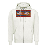 Oatmeal Heather usa map 15oz mug Zipper Hoodie - Artiststas