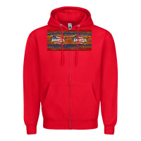 Red usa map 15oz mug Zipper Hoodie - Artiststas