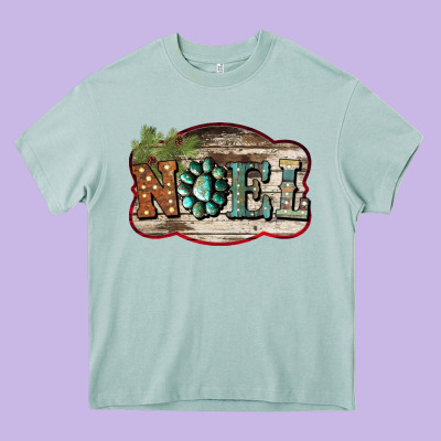 Christmas Noel Heavy Core Tee Designed By Bettercallsaul