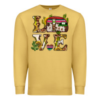Antique Gold love caravan Premium Sweatshirt - BarkalooDesign