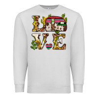 Dove Grey love caravan Premium Sweatshirt - BarkalooDesign