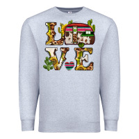 Heather Grey love caravan Premium Sweatshirt - BarkalooDesign
