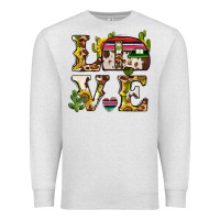 Oatmeal Heather love caravan Premium Sweatshirt - BarkalooDesign