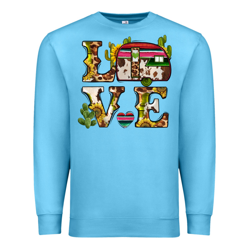 Love Caravan Premium Sweatshirt by BarkalooDesign | Teevron