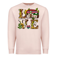 Pale Pink love caravan Premium Sweatshirt - BarkalooDesign