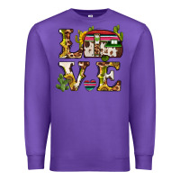 Purple love caravan Premium Sweatshirt - BarkalooDesign