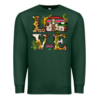 Sports Green love caravan Premium Sweatshirt - BarkalooDesign