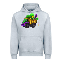 Heather Grey loads of mardi gras truck Urban Hoodie - AdoDesignShop