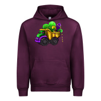Mauve Wine loads of mardi gras truck Urban Hoodie - AdoDesignShop