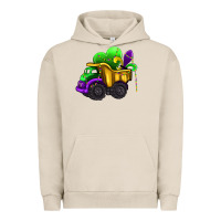 Pigment French Oak loads of mardi gras truck Urban Hoodie - AdoDesignShop