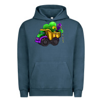 Pigment Midnight Navy loads of mardi gras truck Urban Hoodie - AdoDesignShop
