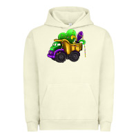 Pigment Pistachio loads of mardi gras truck Urban Hoodie - AdoDesignShop