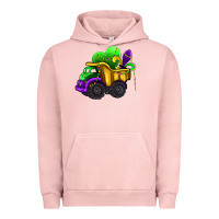 Pigment Salmon loads of mardi gras truck Urban Hoodie - AdoDesignShop