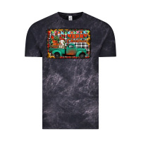 Cloud Black merry christmas farm truck Vintage Tee - Jasminsmagicworld