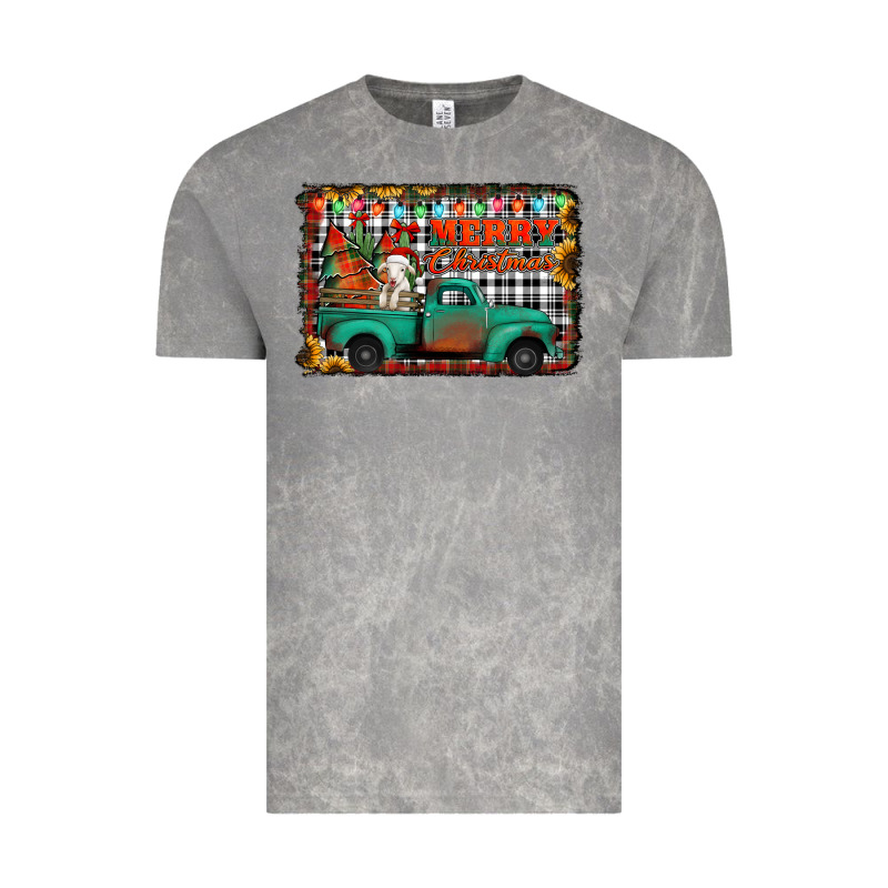 Merry Christmas Farm Truck Vintage Tee by Jasminsmagicworld | Teevron