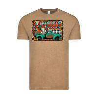 Vintage Coffee merry christmas farm truck Vintage Tee - Jasminsmagicworld