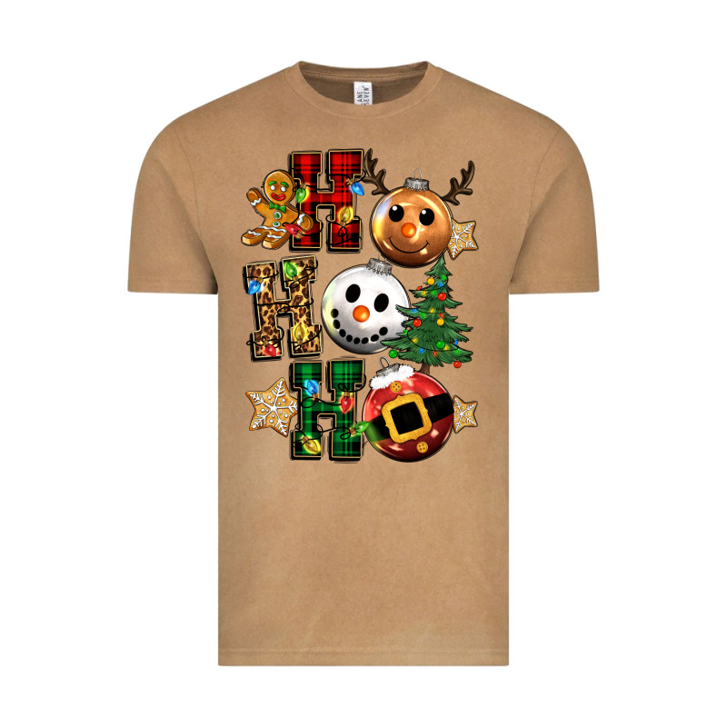 Ho Ho Ho Christmas Vintage Tee by CowGirlArtShop | Teevron