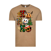 Vintage Coffee ho ho ho christmas Vintage Tee - CowGirlArtShop