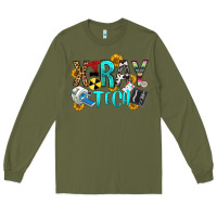 Army Green x ray tech Long Sleeve Tee - OliviaCreatesArt